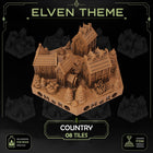 Elven Country Tiles printable STL tile preview 1