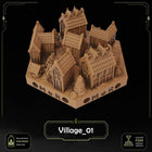Elven Country Tiles printable STL tile preview 2