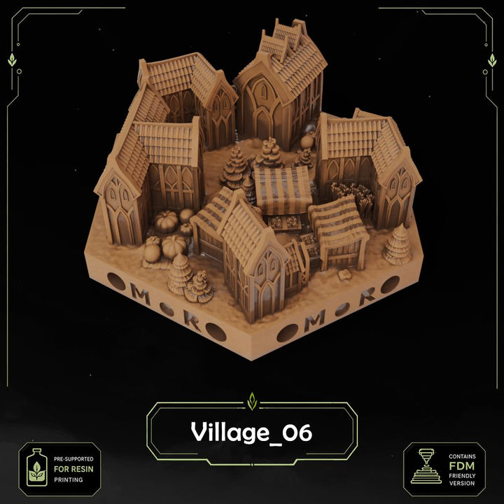 Elven Country Tiles printable STL tile preview 3 — included tile image 3