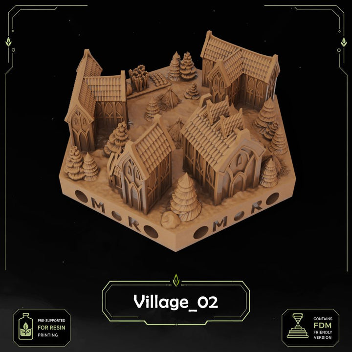 Elven Country Tiles printable STL tile preview 4 — included tile image 4