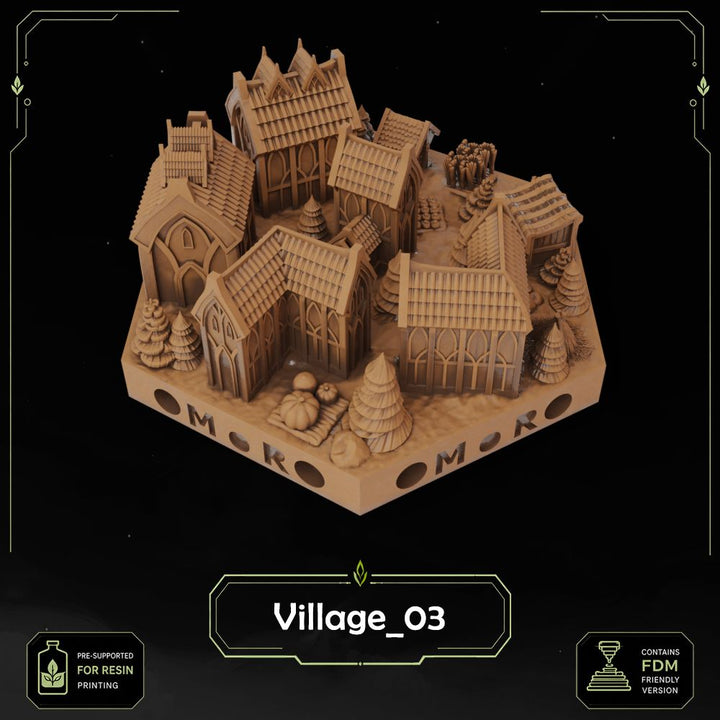 Elven Country Tiles printable STL tile preview 5 — included tile image 5