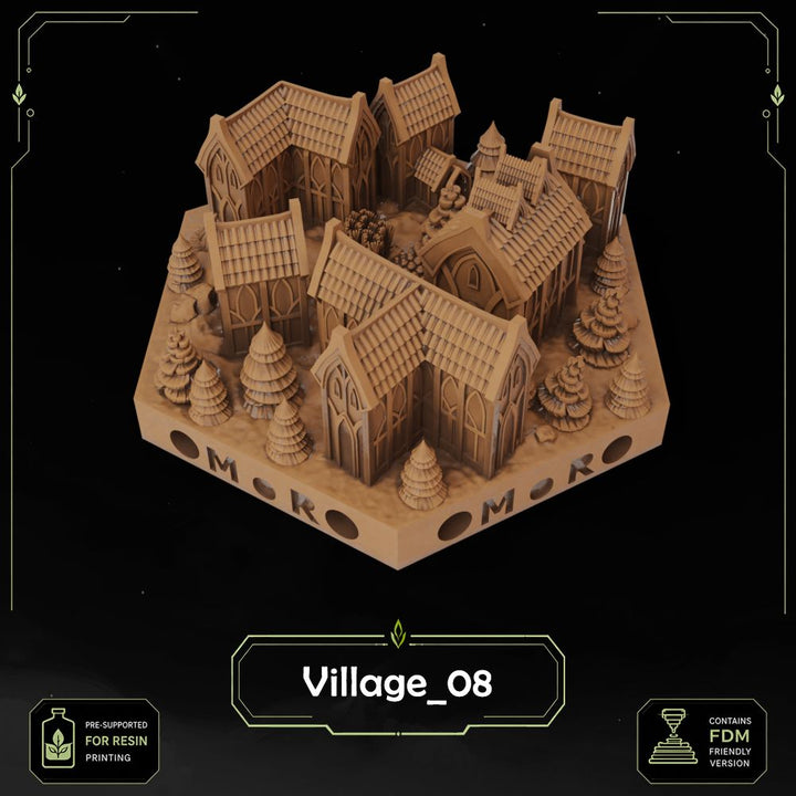 Elven Country Tiles printable STL tile preview 6 — included tile image 6