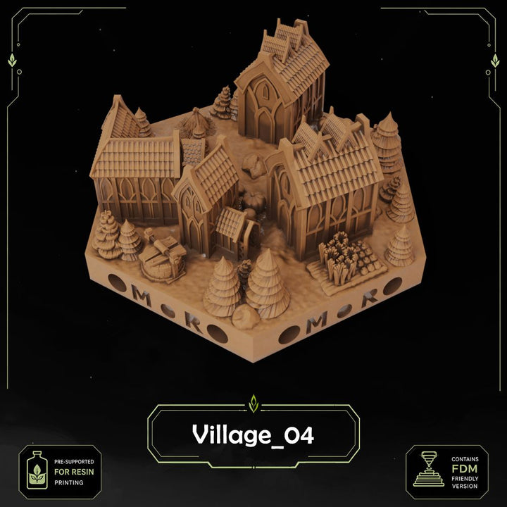Elven Country Tiles printable STL tile preview 7 — included tile image 7