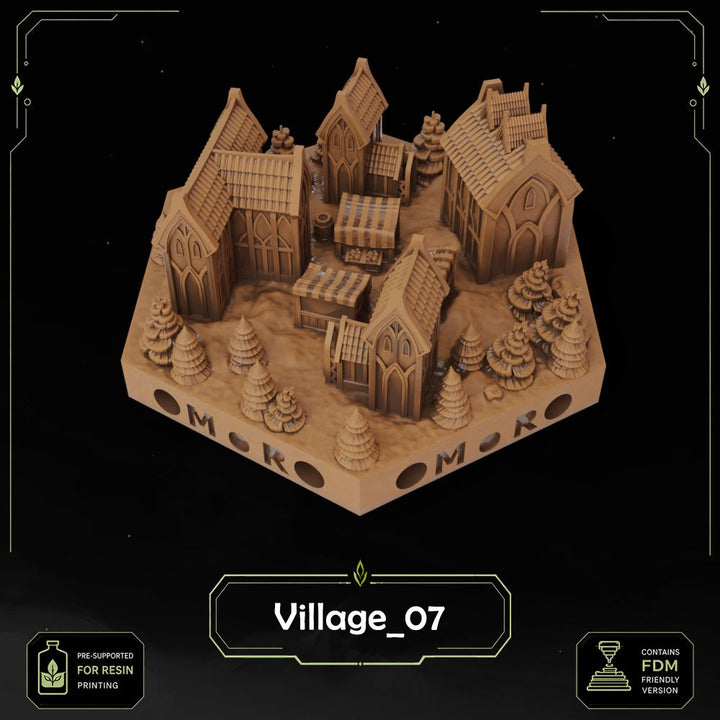 Elven Country Tiles printable STL tile preview 8 — included tile image 8