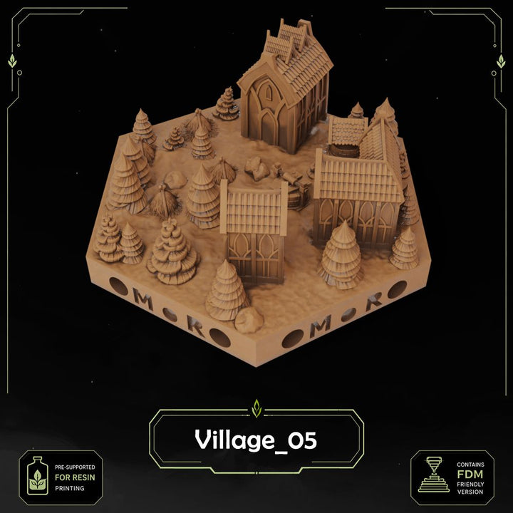 Elven Country Tiles printable STL tile preview 9 — included tile image 9
