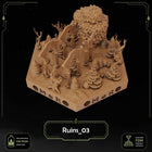 Elven Ruin Tiles printable STL tile preview 3