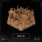 Elven Ruin Tiles printable STL tile preview 6