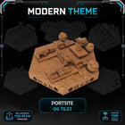 Modern PortSite Tiles printable STL tile preview 1