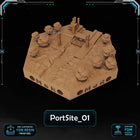 Modern PortSite Tiles printable STL tile preview 2