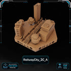 Modern Railway City Tiles printable STL tile preview 5