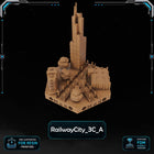 Modern Railway City Tiles printable STL tile preview 6