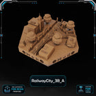 Modern Railway City Tiles printable STL tile preview 7