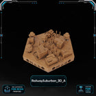Modern Railway Suburban Tiles printable STL tile preview 2