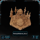Modern Railway Wilderness Tiles printable STL tile preview 2