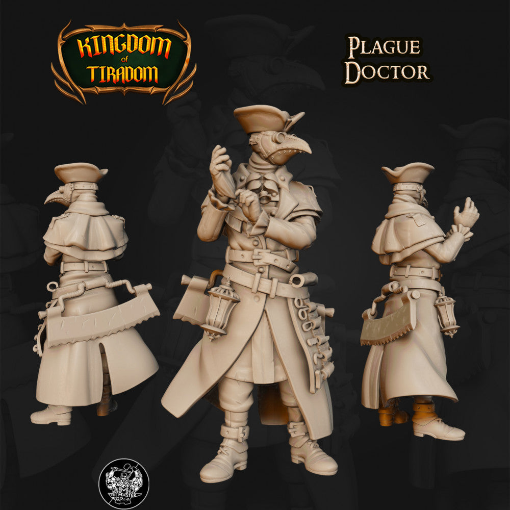 Plague Doctor digital STL preview 1
