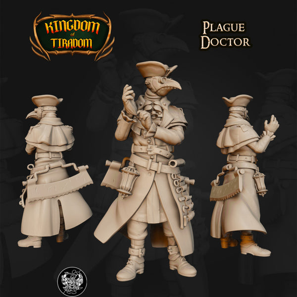 Plague Doctor digital STL preview 1