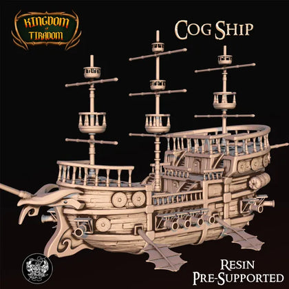 Cog Ship digital STL preview