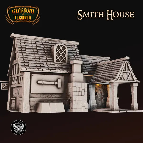 Smith House digital STL preview