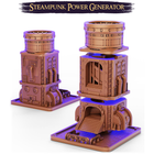 Steampunk Power Generator Dice Tower digital STL preview 1