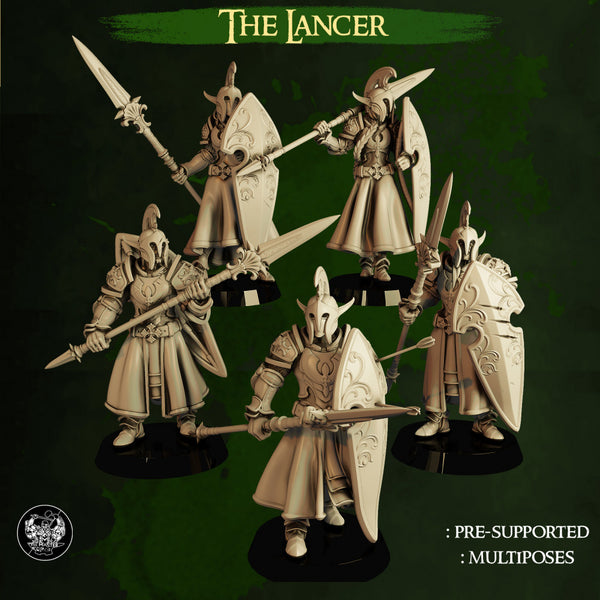 The Lancers - High Elves digital STL preview 2