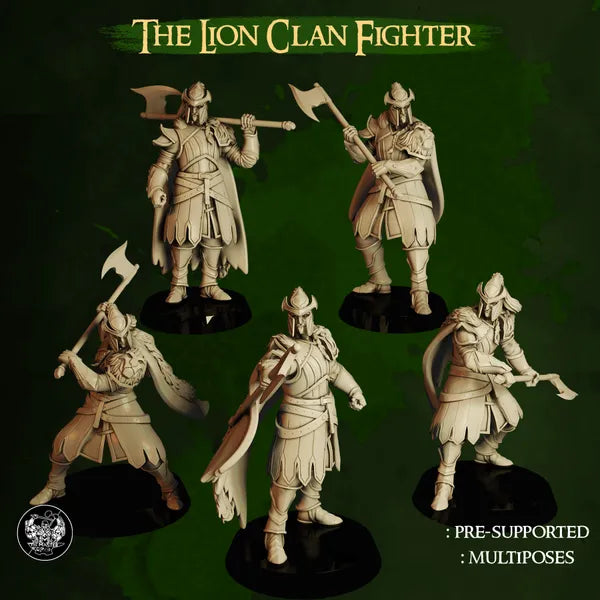 High Elf Lion Clan Fighter digital STL preview