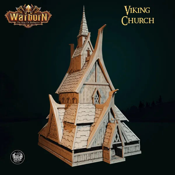 Viking Church digital STL preview