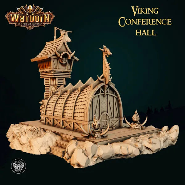 Viking conference hall digital STL preview