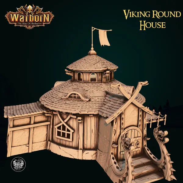 Viking Round House digital STL preview