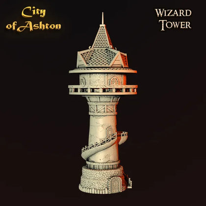 Wizard Tower digital STL preview