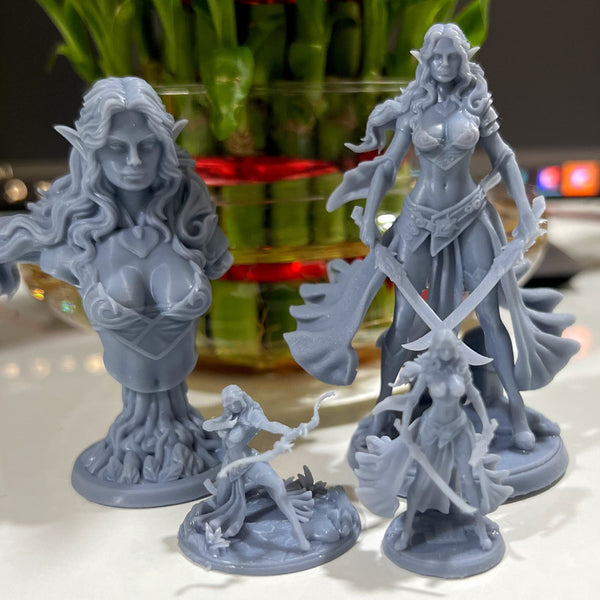 Wood Elf Assassin digital STL preview 1