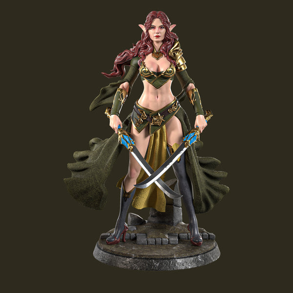 Wood Elf Assassin digital STL preview 2
