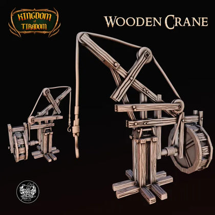 Wooden Crane digital STL preview